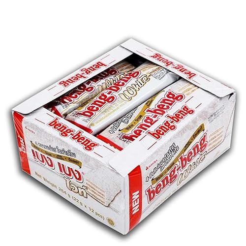 Wafer White (22g X12) 4 Delicious tastes in one bite Halal Certified._AB