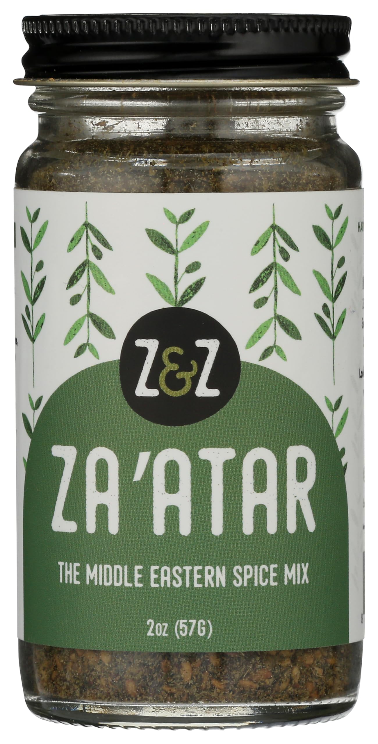 Za'atar by Z&Z | Za'atar Spice Blend with Zaatar Spice, Sumac, & Toasted Sesame Seeds | Za'atar Seasoning for Breads, Salads, Chicken, or Snacks |