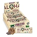 ALOHA Organic Plant Based Protein Bars - Oatmeal Chocolate Chip - 12 Count, 1.9oz Bars - Vegan Snacks, Low Sugar, Gluten-Free, Low Carb, Paleo
