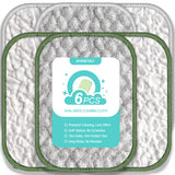 SHINETAO 6PCS Double-Sided Non-Scratch Cleaning Cloths - Reusable Scrub Pads & Dish Cloths, Fast-Dry & Odor-Resistant for Non-Stick Pans, Glass
