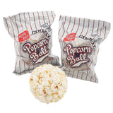 Fun Express Popcorn Balls Individually Wrapped Holiday Snacks - Christmas Popcorn Bulk Pack of 18 | Sweet & Salty Gluten Free Treats for Movie Night