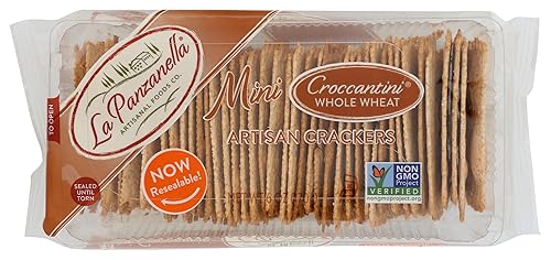 La Panzanella, Mini Croccantini Whole Wheat, 6 Ounce