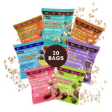 B'cuz Granola Bites - Gluten Free On the Go Snacks Variety Pack, Kosher, Vegan Friendly, Travel Safe, Healthy Breakfast and Dessert Treats for Kids or