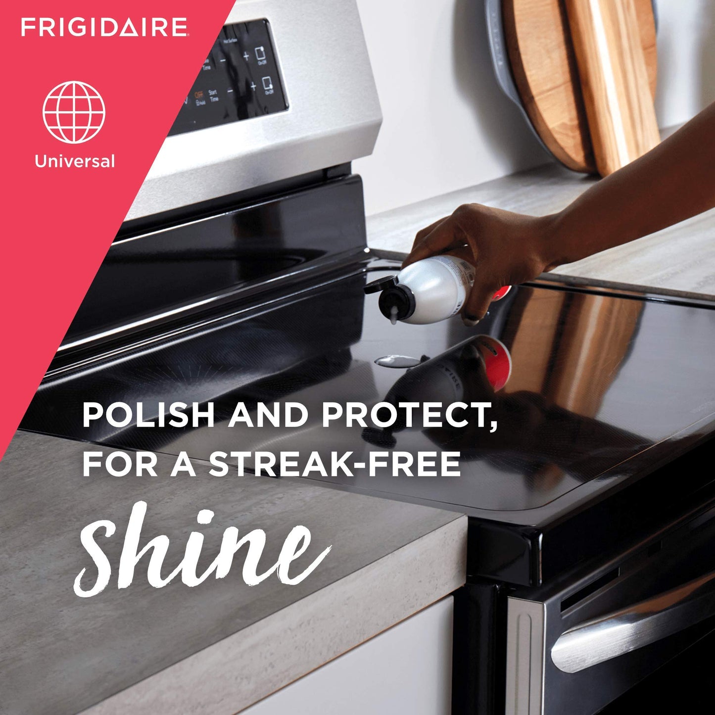 FRIGIDAIRE 5304508690 ReadyClean Cleaner, 1 Pack, White, 12 Fl Oz