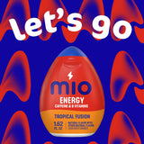 MiO Energy Water Enhancer Duo for Sugar Free Hydration, Drink Mixing and Energy Support with Caffeine and B Vitamins, Acai Berry and Tropical Fusion