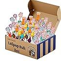 Lollipops Individually Wrapped - 500 Count Bulk Suckers Variety Pack - Assorted Mini Pops for Candy Bowls, Classrooms, Parties, and Gifting Assembled