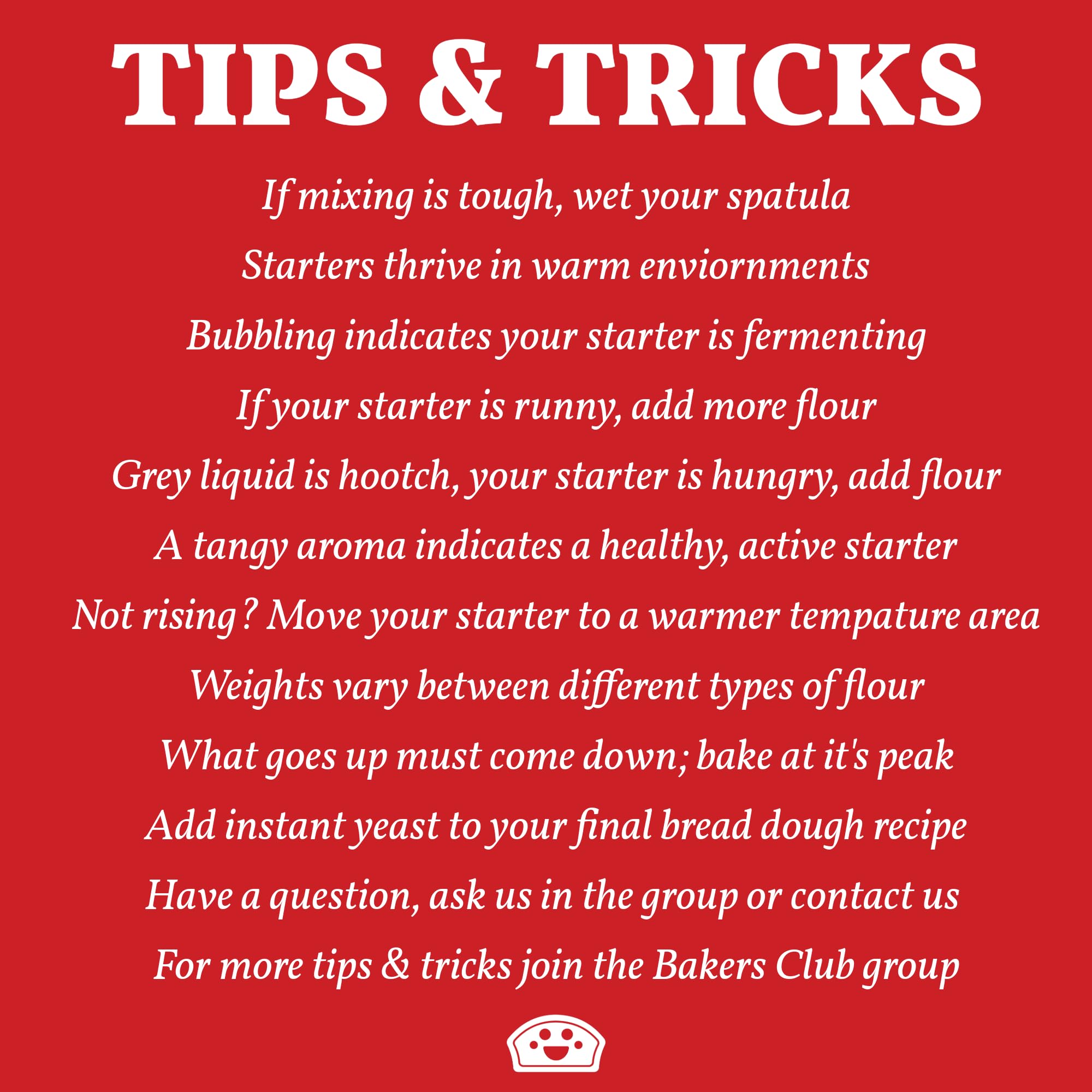 Bakers Club Rapid 24-Hour Sourdough Starter Culture - Makes 5 Batches - Mix, Ferment & Bake Next Day - Tangy Flavor without Weeks of Waiting - Best