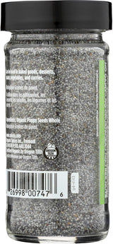 SPICELY Organic Jar Poppy Seed, 2.2 OZ