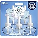 Glade PlugIns Refills Air Freshener, Scented and Essential Oils for Home and Bathroom, Clean Linen, 3.35 Fl Oz, 5 Count