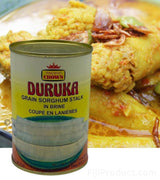 FIJI DURUKA - Grain Sorghum Stalk in Brine, Cultivated For its Tastiness (Pack Of 1 x 400g Can) Delicious Tasty Meal... Imported from Fiji FijiProduct.com