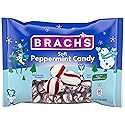 Brach's Holiday Soft Peppermint Candy, Christmas Candy Individually Wrapped Mints, 10oz