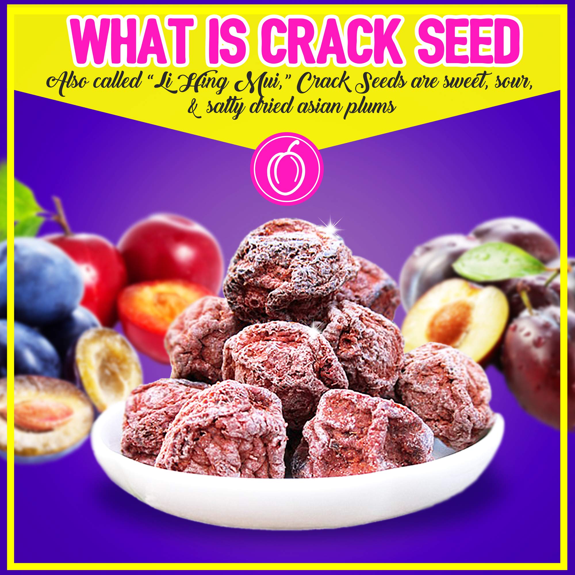 Asia Trans 10-Pack Li Hing Mui Crack Seed Gift Set - Hawaiian Favorite, Sweet, Sour & Salty Dried Asian Plum Candy