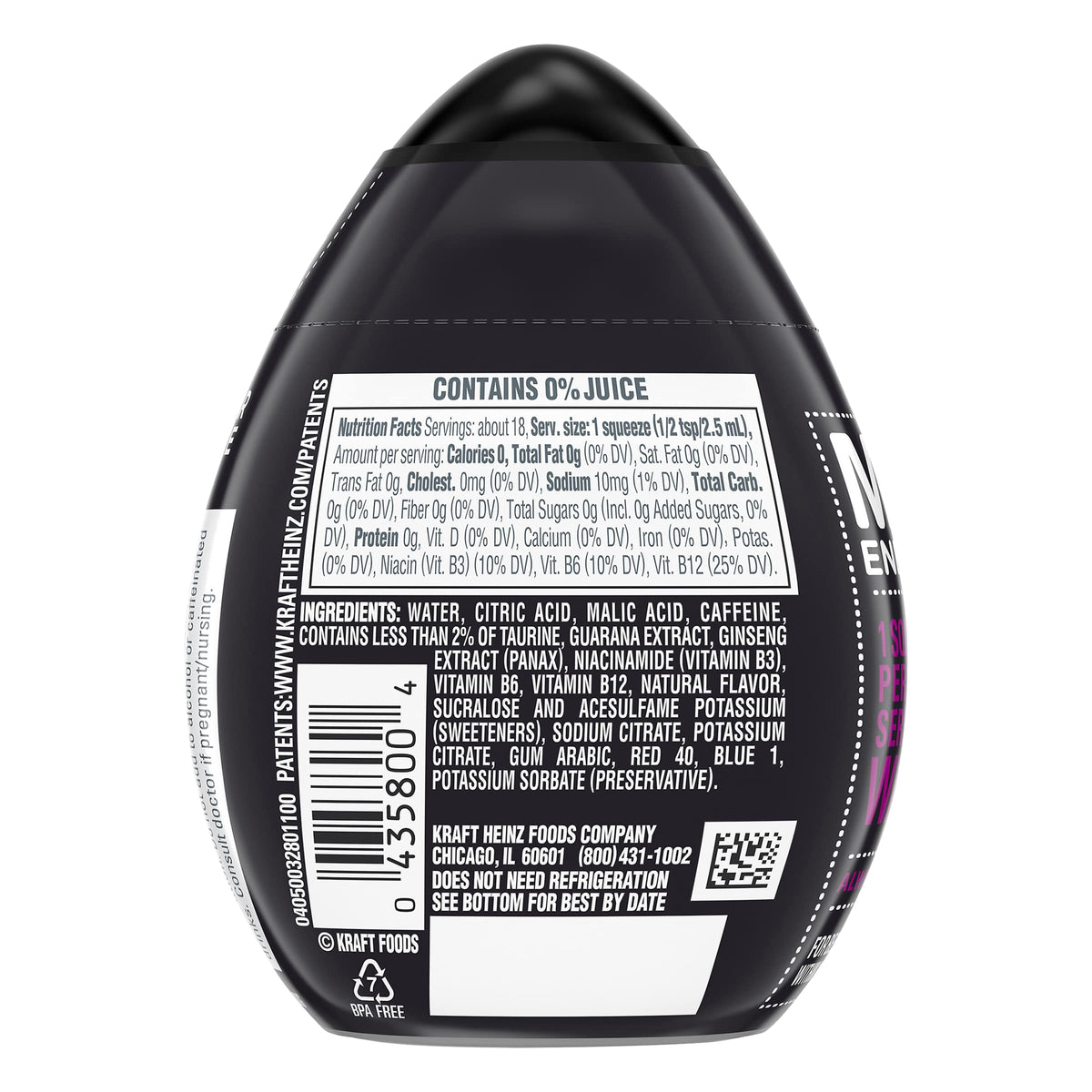 Mio Energy Liquid Water Enhancer, Acai Berry Storm, 1.62 OZ, 6-Pack