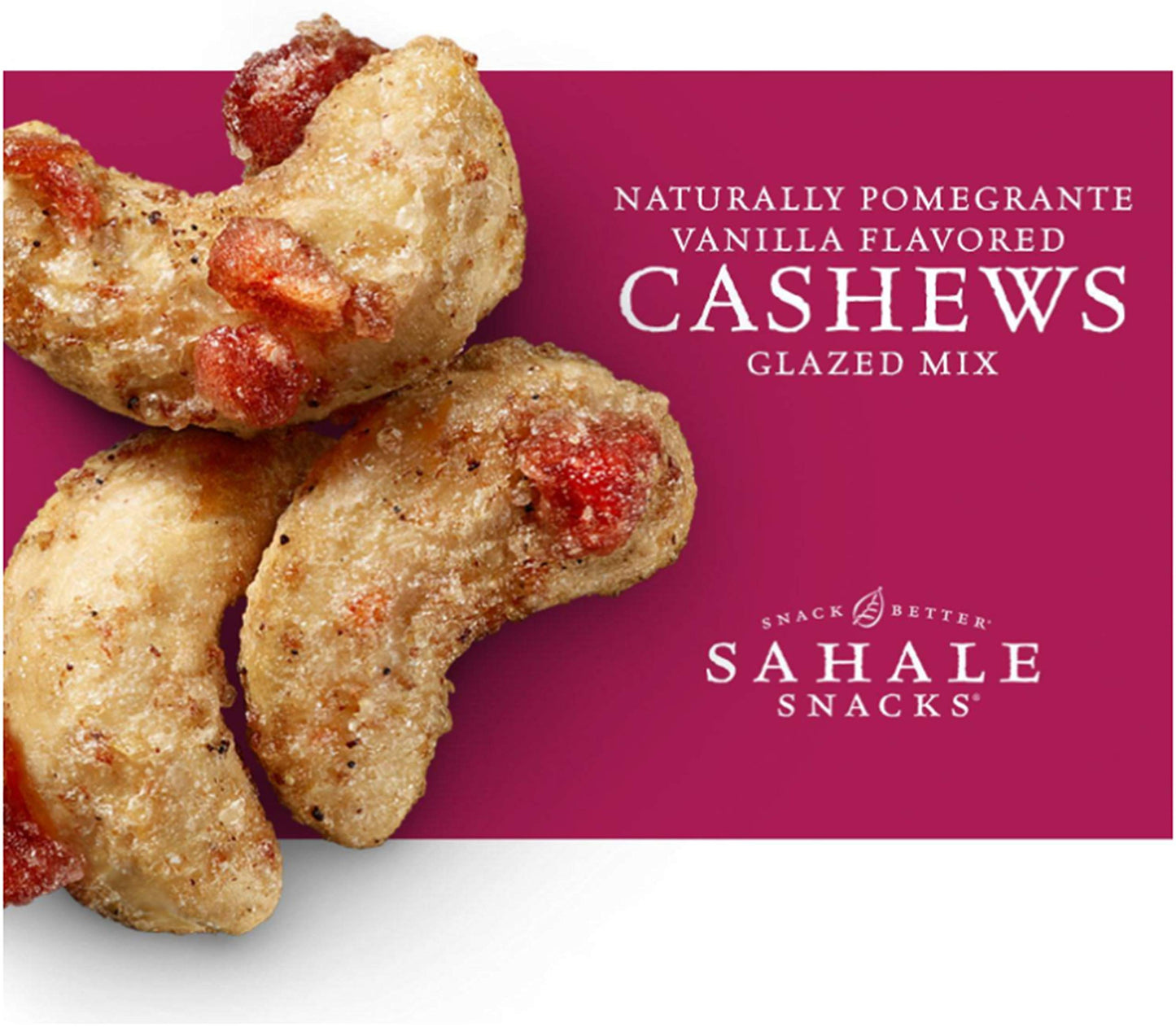 Sahale Snacks Pomegranate Vanilla Cashews Glazed Mix, 1.5 Ounces
