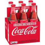 Mexican Coke Glass Bottle, 12 fl oz, 6 Pack Pack of 2