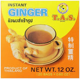 TAS Instant Thai Tea, Ginger, 12 Ounce