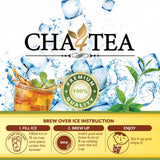 Cha4Tea 36-Count Premium Ice Black Tea K-Cups, Unsweetened Brew Over Ice Tea Pods Compatible with Keurig 2.0, Bold & Full-Bodied Single Serve Tea