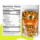 Santa Fe Trail Mix - Spicy Mix - hot spicy peanuts, hot Cajun corn sticks, sesame sticks, chili crescents, toasted corn, and pumpkin kernels (1.5