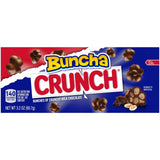 Buncha CRUNCH Candy, Pieces of Milk Chocolate with Crisped Rice, 12 Pack Movie Theater Concession Boxes, 3.7 oz Each