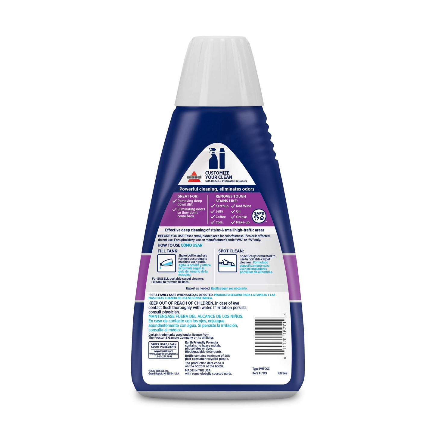 Bissell Spot & Stain with Febreze Freshness Spring & Renewal Formula, 7149, 32 ounces