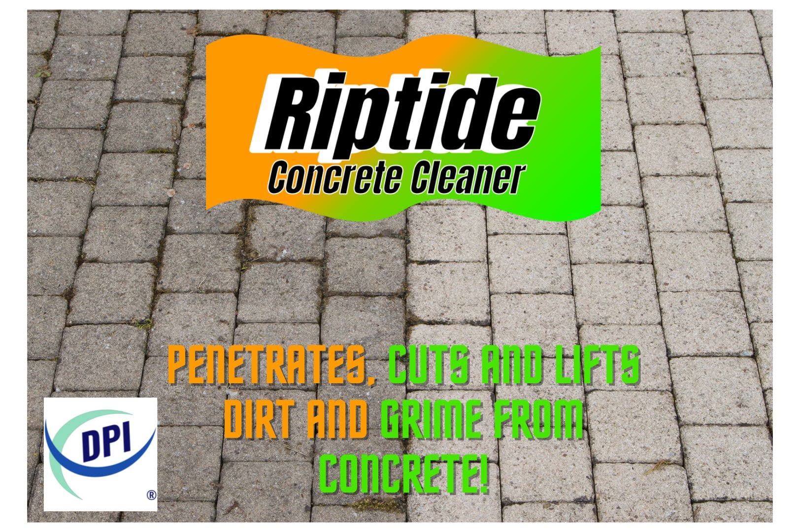 DPI Riptide Concrete Floor Cleaner, Powder Concentrate