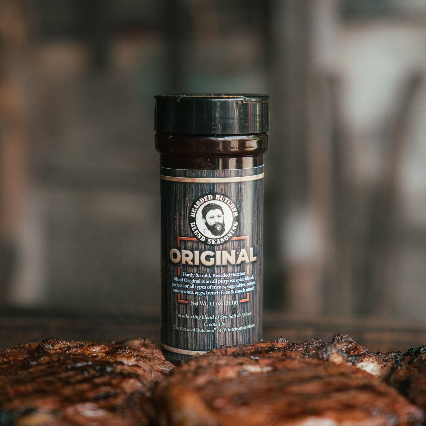 Bearded Butchers Mild & Sugar Free Seasoning 4-Pack - Original, Bold, Chipotle & Butter Blends - Gluten-Free, No MSG, No Sugar - All-Purpose Spices
