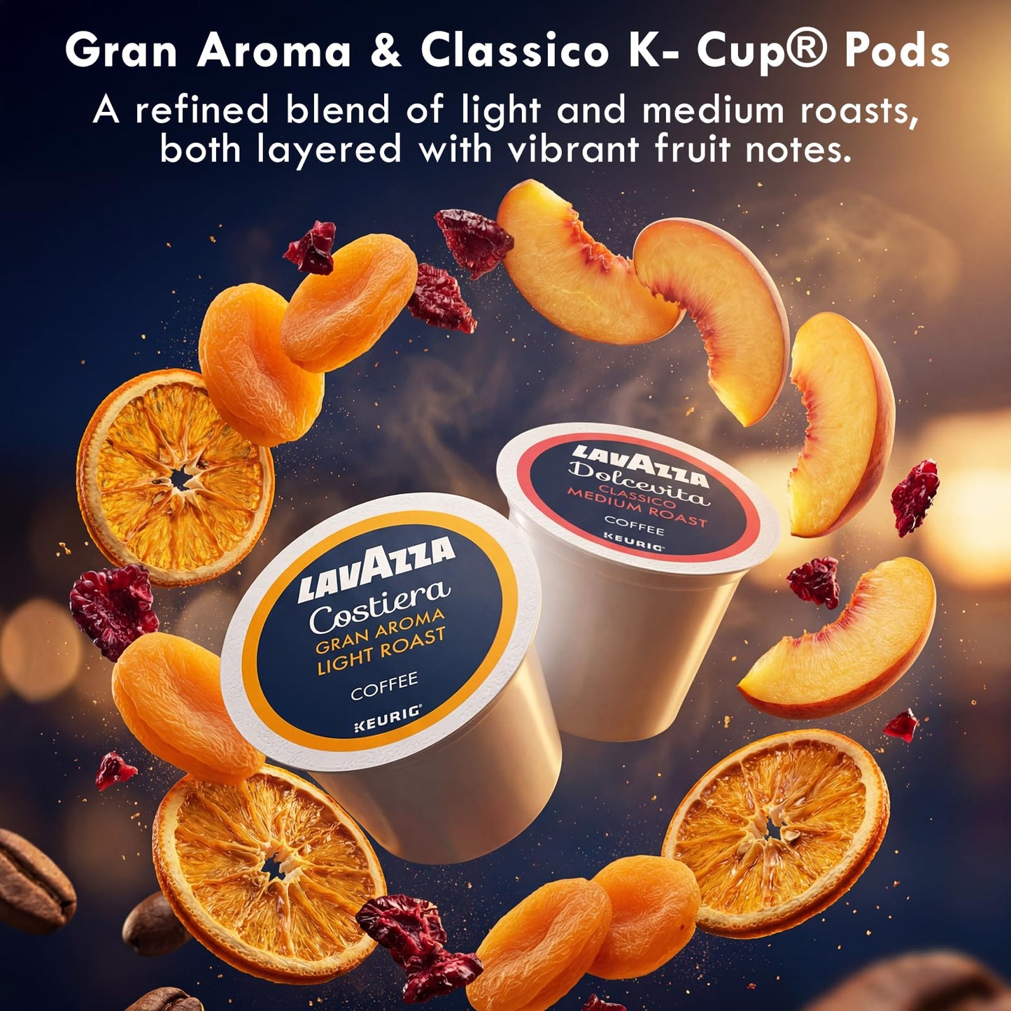 Lavazza K-Cup Coffee Pods Variety Bundle for Keurig Brewers - Light & Medium Roast, Single-Serve K-Cup Coffee Pods, 40 Count Assorted Flavors (10