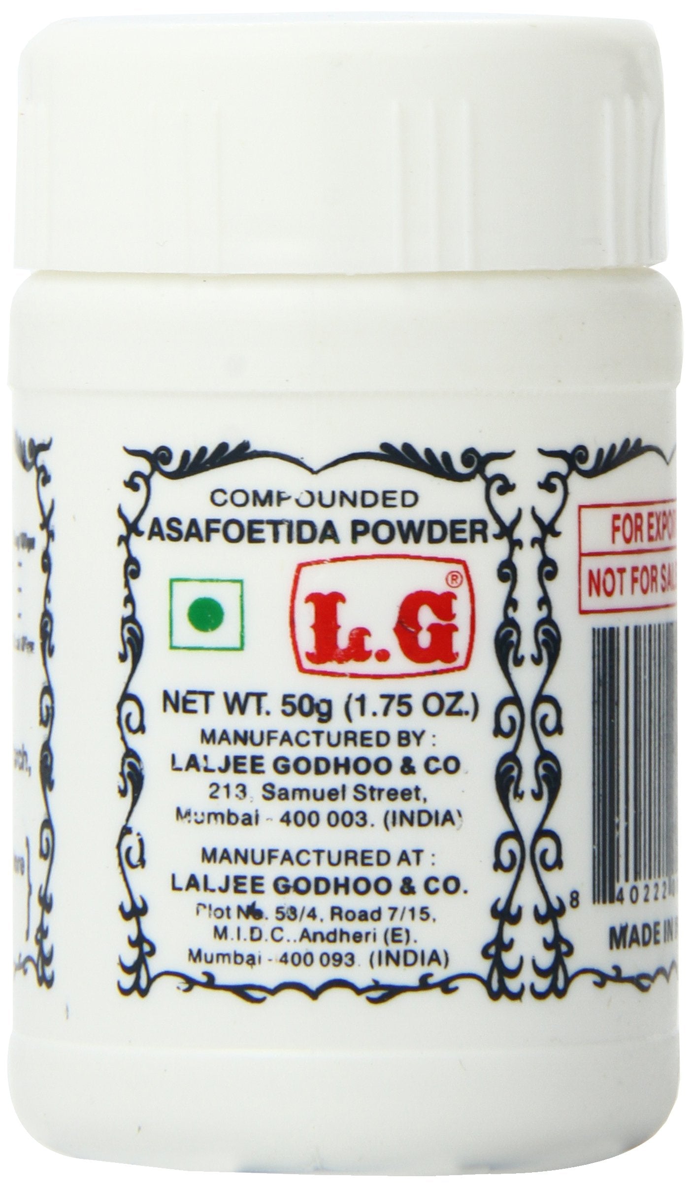 LG Hing (Compounded Asafoetida), 1.75-Ounce Unit (Pack of 20)