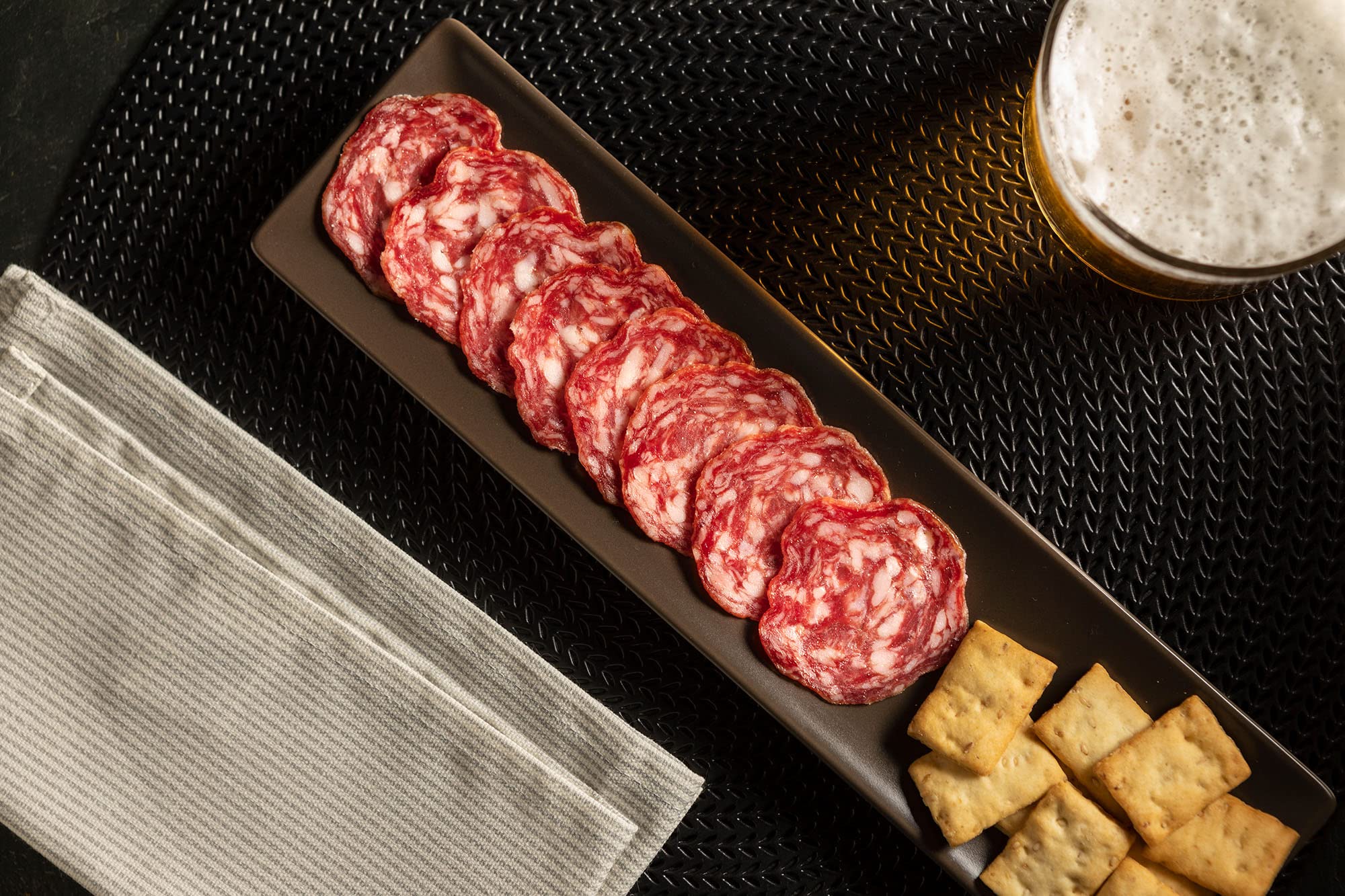 Fermin Salchichon- Dry-Cured Iberico Sausage, 7 oz | Premium Spanish Charcuterie Made with Iberico Pork