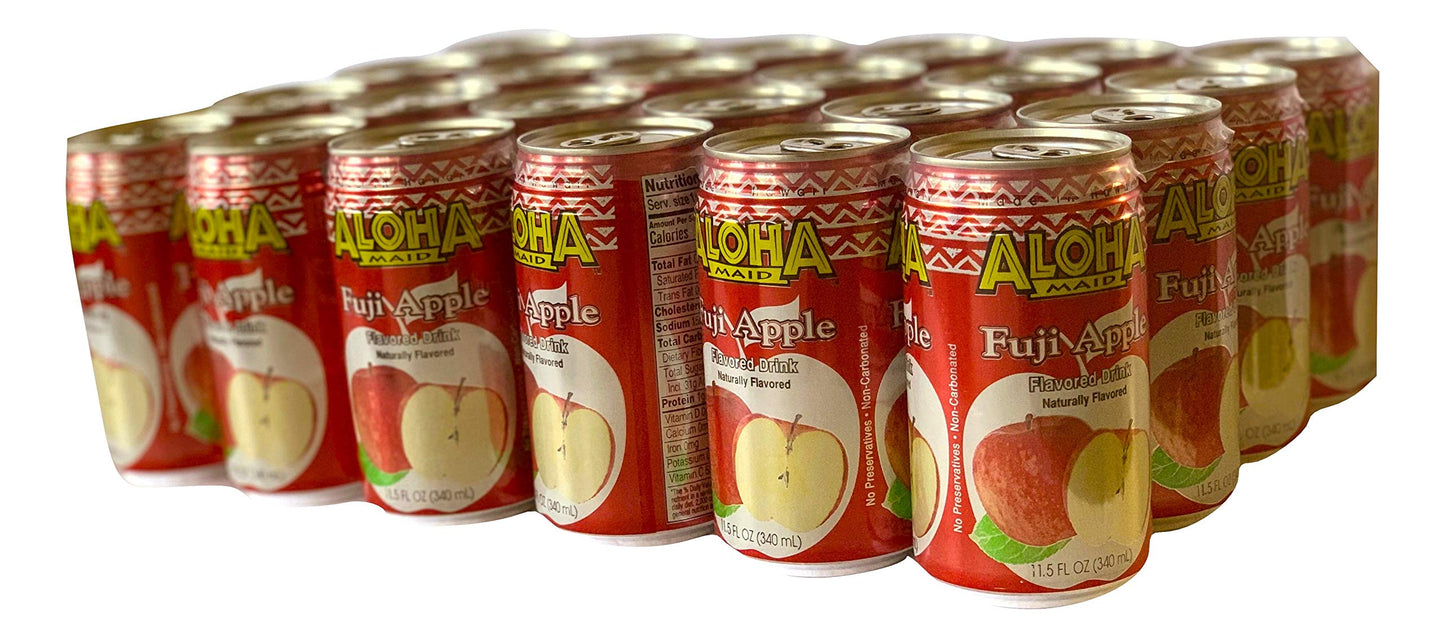 Aloha Maid Juice 11.5-Ounce (Pack of 24) (Fuji Apple)