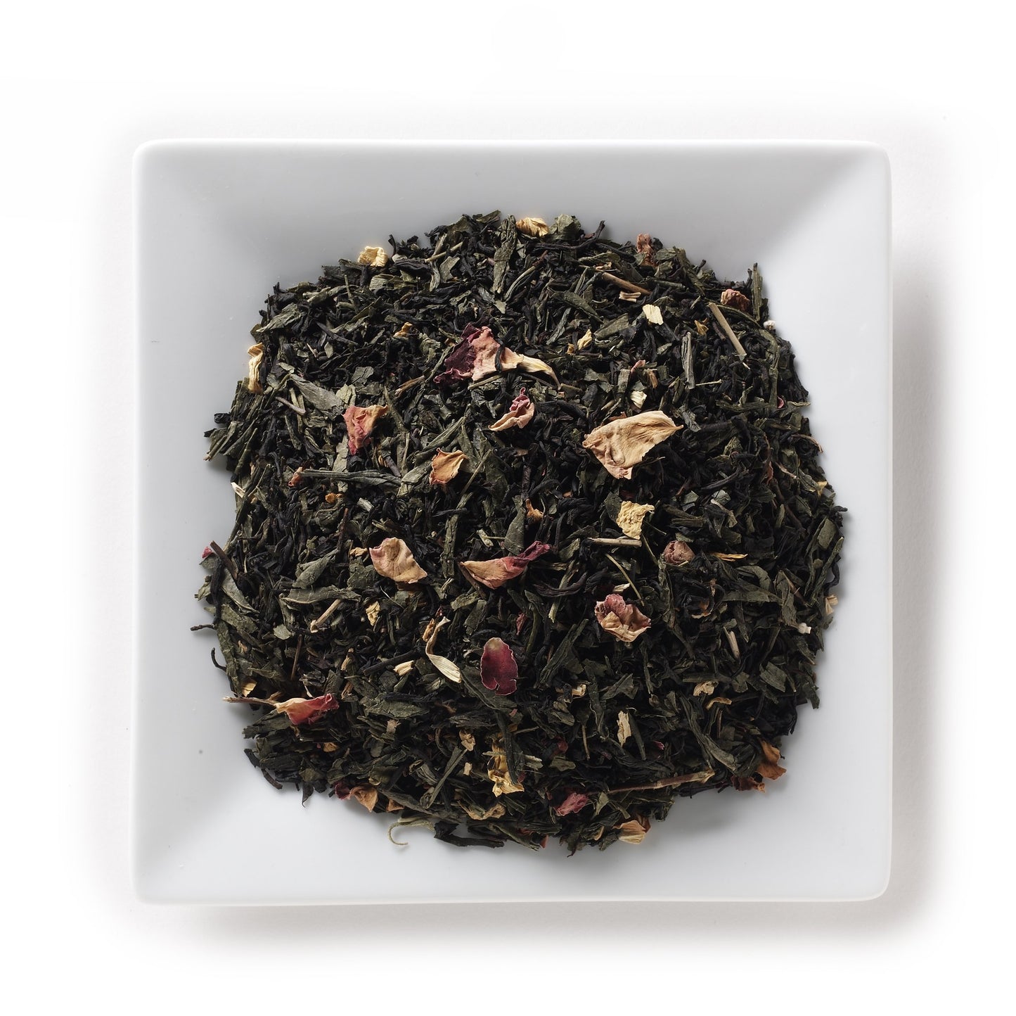 Mahamosa Flavored Black Tea and Green Tea Blend Loose Leaf (Looseleaf)- Emperor's 7 Treasures Peach Tea 8 oz