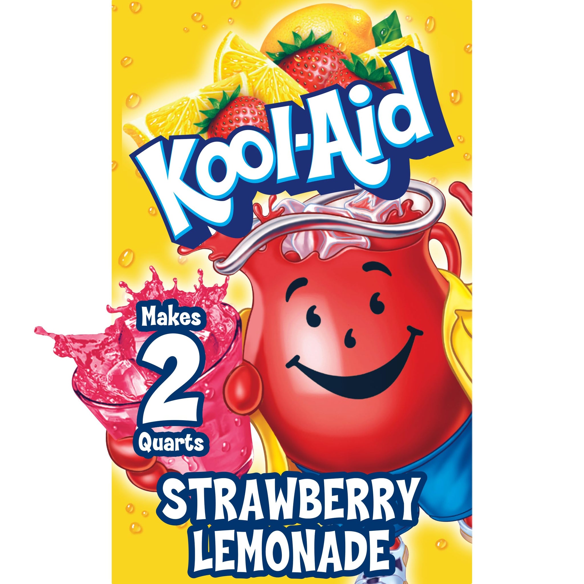 Kool-Aid Unsweetened Drink Mix Duo for Beverage Mixing, Flavored Hydration and Water Flavoring, Peach Mango and Strawberry Lemonade, 0.14 Ounce, 96