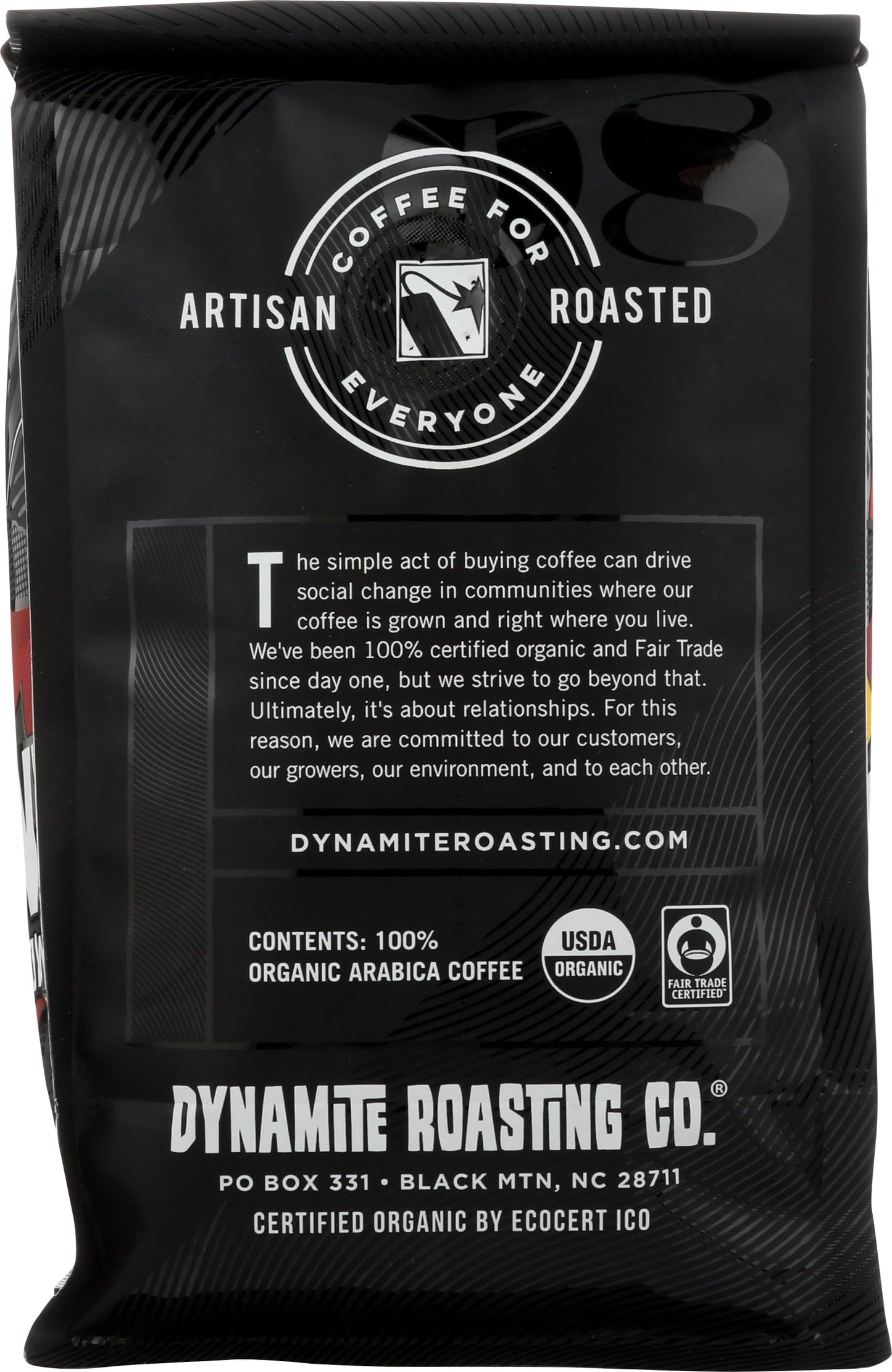 Dynamite Roasting, Coffee Suplicar Clemencia Dark Roast Organic, 12 Ounce