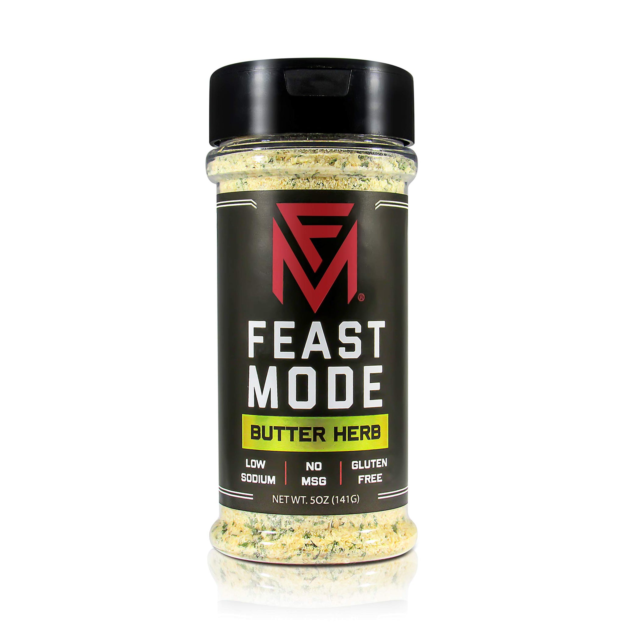 Butter Herb - Feast Mode Flavors - Low Sodium, No MSG, Gluten Free, All Natural, Meal Prep Seasoning, Healthy, Onion, Butter Powder, Parsley