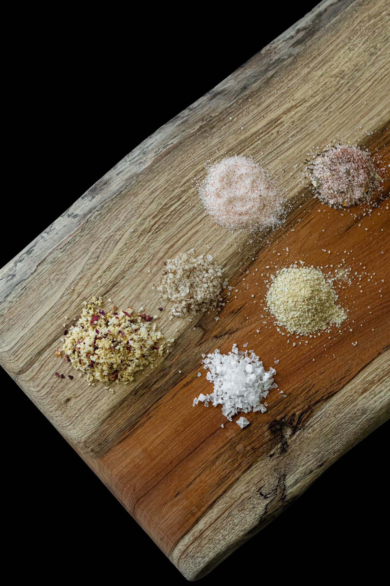 Artisanal Gourmet Salt Collection Premium Seasonings Grilling Cooking Finishing Featuring Grillmaster Fishmonger Spritz Salted Rose Gold Butcher Smoky