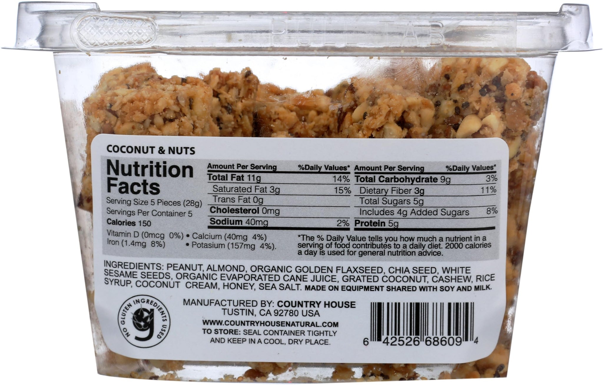 Country House Coconut and Nuts, 7 OZ