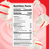 Salt Water Taffy Candy - 1 Pound Bag - Soft Peppermint Candy - Old Fashioned Peppermint Taffy Individually Wrapped - White Creamy Treat for Buffets