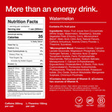 Huel Energy+ | Watermelon Energy Drink | 200mg of Caffeine 35 Calories