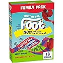 Fruit by the Foot Fruit Flavored Snacks, No Colors from Artificial Sources, Gluten Free, Variety Pack, 18 Ct, 13.5 oz