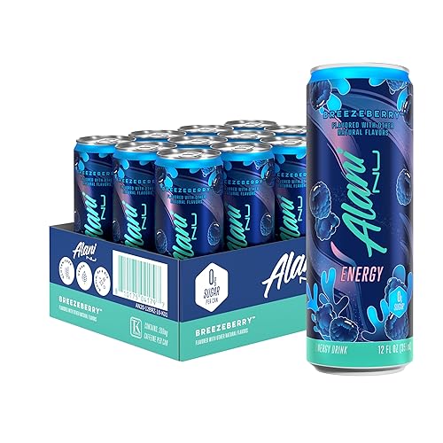 Alani Nu Breezeberry Sugar Free Energy Drink (Pack of 12)