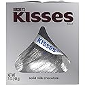 HERSHEY'S KISSES Solid Milk Chocolate Candy Gift Box, 7 oz
