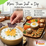 Twisted Pepper Co. Cheddar Onion Dip Mix | Dry Dips & Cheeseball Mixes | Gluten Free, Low Sodium, No Added MSG | Onion Dip Mix for Sour Cream or Mayo