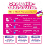 Quick 'n Brite Ultimate Cleaning Kit - Includes 32oz Paste, 16oz Super Shot, 2 Refillable Spray Bottles, Microfiber Towel, Scrubber Sponge & Quick