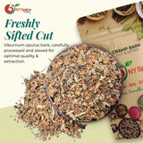 NY Spice Shop Cramp Bark Cut & Sifted - 4 Ounce Viburnum Opulus - Herbal Cramp Bark Ingredient for Herbal Tea and Traditional Decoction Use with Woody
