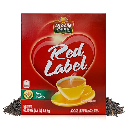Brooke Bond Red Label | Loose Tea | Premium Quality | Indian Black Tea | Authentic Indian Chai Blend | Suitable for Milk Chai | Refreshing Flavor |