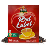 Brooke Bond Red Label | Loose Tea | Premium Quality | Indian Black Tea | Authentic Indian Chai Blend | Suitable for Milk Chai | Refreshing Flavor |