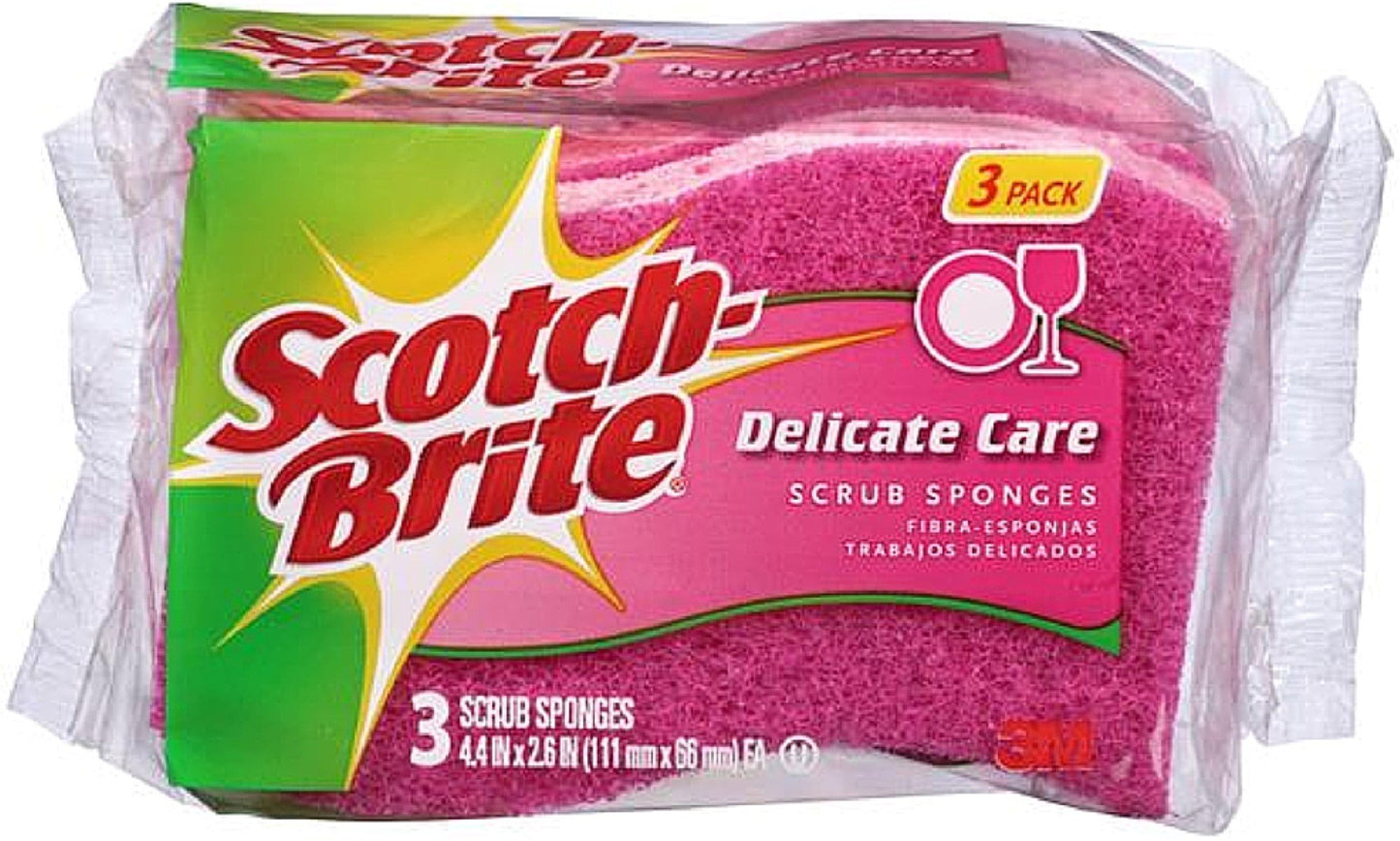 Scotch-Brite Delicate Care Sponges (3 Pack)
