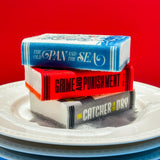 Genuine Fred Neat and Novel Chapter 2, Book Kitchen Sponges, Set of 3 Multi-Layer Sponges with Classic Book Cover Designs, Funny and Functional Gift