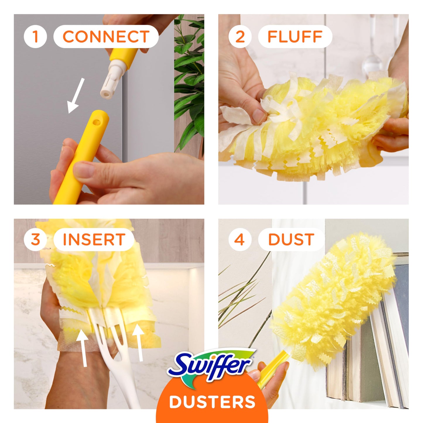 Swiffer Duster Multi-Surface Pet Heavy Duty Refills with Febreze Odor Defense, 3Count