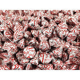 Candy Cane Kisses Christmas Edition 2 LBS - Individually Wrapped Candies - Bulk Candy By Queen Jax
